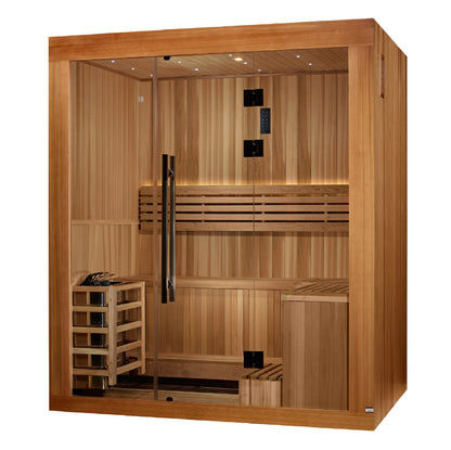 Golden Designs "Copenhagen" 3-Person Traditional Sauna