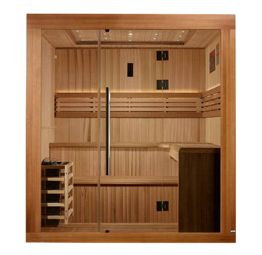 Golden Designs "Osla" 6-Person Traditional Sauna