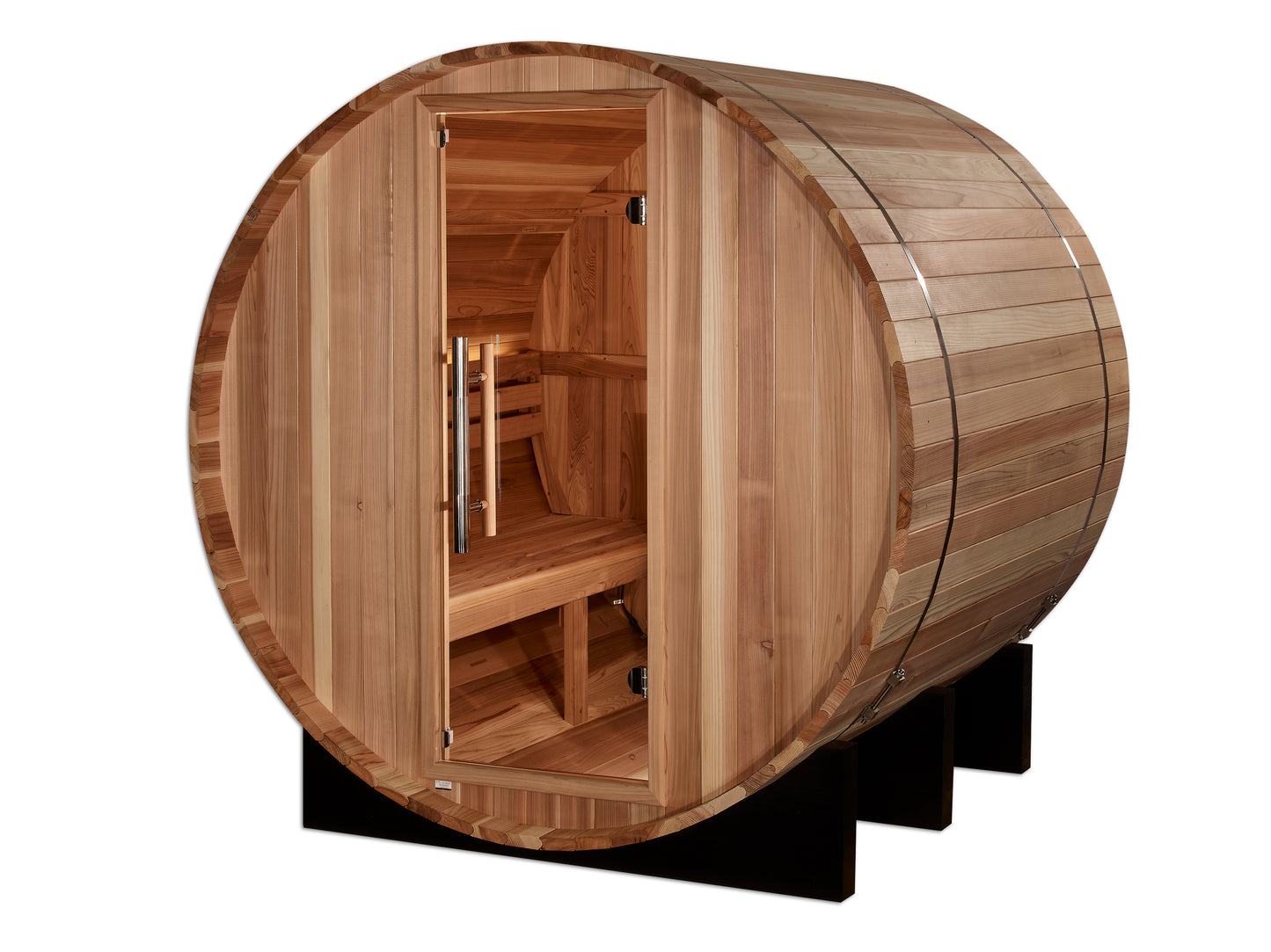 Golden Designs "St. Moritz" 2-Person Barrel Traditional Sauna