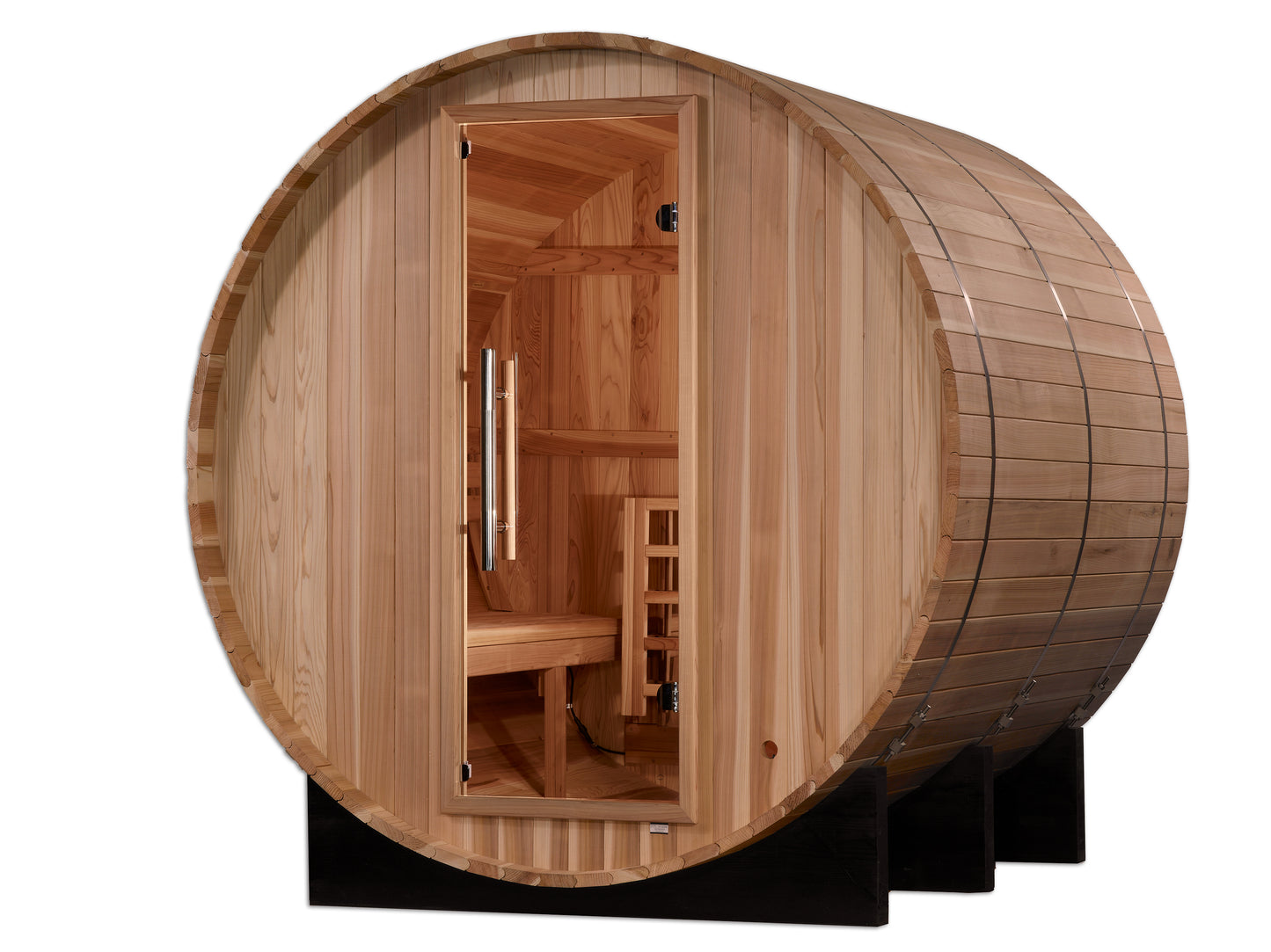 Golden Designs "Arosa" 4-Person Traditional Barrel Sauna