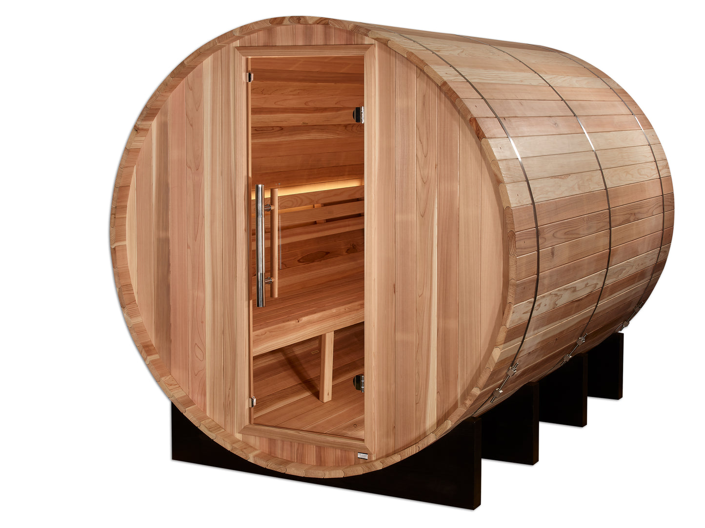 Golden Designs "Klosters" 6-Person Traditional Barrel Sauna