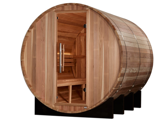 Golden Designs "Klosters" 6-Person Traditional Barrel Sauna